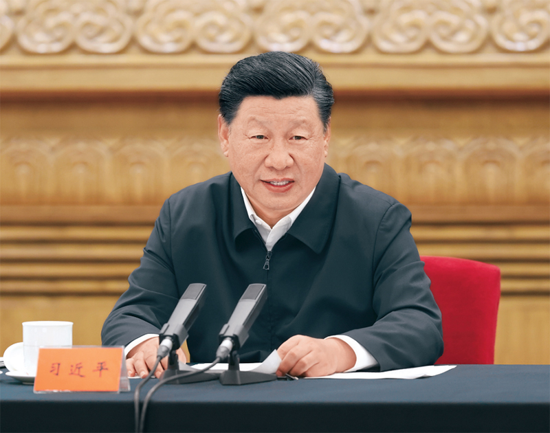 2021年8月27日至28日,中央民族工作会议在北京召开。中共中央总书记、国家主席、中央军委主席习近平出席会议并发表重要讲话。 新华社记者 庞兴雷/摄